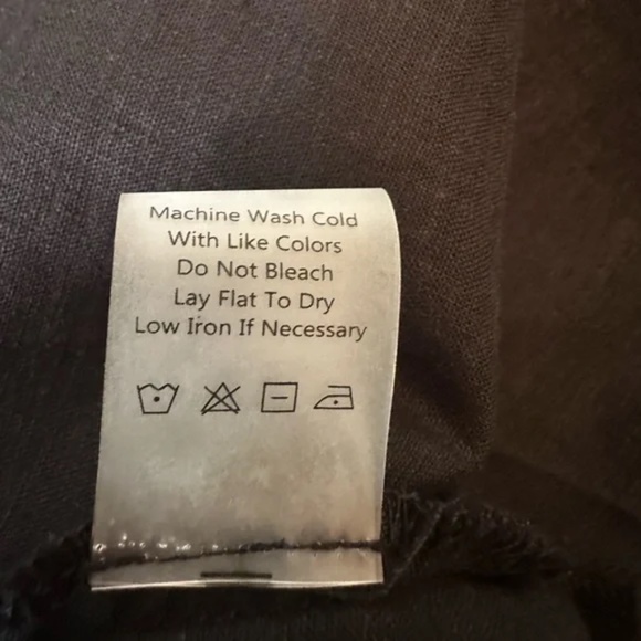 UNIVERSAL STANDARD - Sarah Linen Shift Dress - Black - X-Large (Plus Size 26-28) - Picture 14 of 16